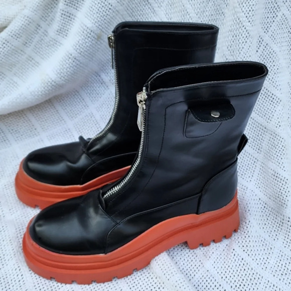 Nasty‎ Gal Moto boots 10 - Picture 1 of 16